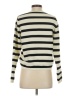 Unbranded 100% Polyester Stripes Ivory Cardigan Size S - photo 2