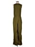 Athleta Solid Green Jumpsuit Size S (tall) - photo 2