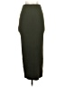 Zara Solid Green Formal Skirt Size S - photo 2