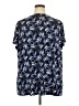 Lane Bryant Blue Short Sleeve Blouse Size 26 - 28 Plus - photo 2