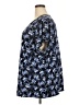 Lane Bryant Blue Short Sleeve Blouse Size 26 - 28 Plus - photo 5