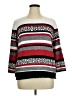 Alfred Dunner Stripes Red Pullover Sweater Size 1X - photo 1