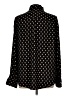 Who What Wear 100% Polyester Polka Dots Black Long Sleeve Blouse Size L - photo 2