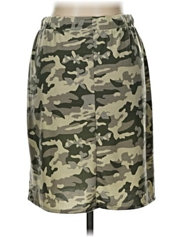 Tickled Teal Casual Skirt (view 2)