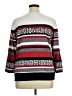 Alfred Dunner Stripes Red Pullover Sweater Size 1X - photo 2