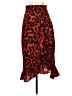 Unbranded Animal Print Red Casual Skirt Size S - photo 1