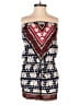 Angie 100% Rayon Hearts Blue Romper Size S - photo 1