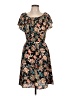 Relativity Paisley Black Casual Dress Size L - photo 1