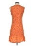 MICHAEL Michael Kors Paisley Orange Casual Dress Size XS - photo 2