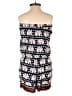 Angie 100% Rayon Hearts Blue Romper Size S - photo 2