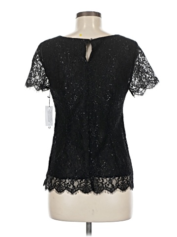 Velvet Short Sleeve Top (view 2)