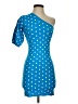 Zara Polka Dots Blue Cocktail Dress Size S - photo 1