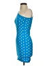 Zara Polka Dots Blue Cocktail Dress Size S - photo 5