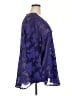 Solange 100% Polyester Purple 3/4 Sleeve Blouse Size 22 - photo 4