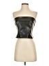 Helsa 100% Polyurethane Black Sleeveless Top Size S - photo 1