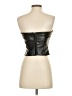 Helsa 100% Polyurethane Black Sleeveless Top Size S - photo 2