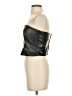 Helsa 100% Polyurethane Black Sleeveless Top Size S - photo 5