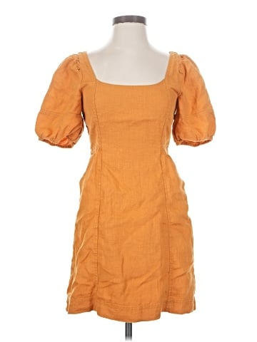 Madewell Maisie Mini Dress in 100% Linen (view 1)