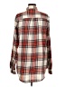 Old Navy 100% Cotton Plaid Ivory Long Sleeve Button-Down Shirt Size L (tall) - photo 2