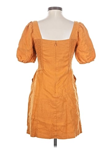 Madewell Maisie Mini Dress in 100% Linen (view 2)