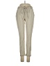 Chocolate Metallic Gold Casual Pants Size S - photo 1
