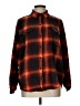 Old Navy 100% Cotton Plaid Orange Long Sleeve Button-Down Shirt Size L (tall) - photo 1