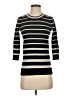 J.Crew Stripes Black Turtleneck Sweater Size XXS - photo 1