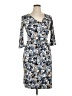 J.t.b. Print Gray Cocktail Dress Size XL (estimated) - photo 1