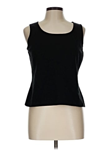 St. John Caviar Sleeveless Top (view 1)