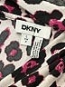 DKNY Animal Print Pink Short Sleeve Blouse Size S - photo 7