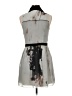 Hunter Dixon 100% Polyester Graphic Gray Casual Dress Size 6 - photo 2