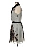 Hunter Dixon 100% Polyester Graphic Gray Casual Dress Size 6 - photo 5