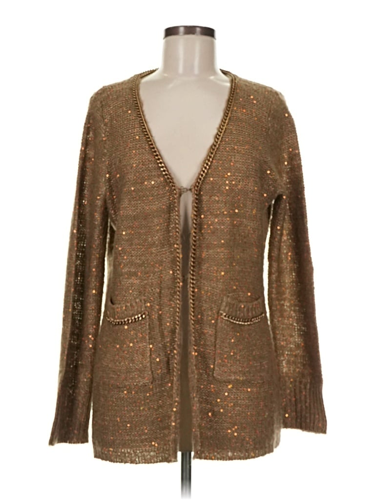 Pre-owned Sioni Cardigan Sweater In Brown