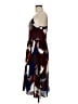 Ann Taylor LOFT 100% Rayon Print Brown Casual Dress Size 8 - photo 5