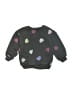 Zara 100% Cotton Hearts Gray Pullover Sweater Size 12-18 mo - photo 1