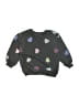 Zara 100% Cotton Hearts Gray Pullover Sweater Size 12-18 mo - photo 2