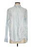 Everlane Stripes Blue Long Sleeve Button-Down Shirt Size 4 - photo 1