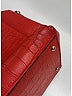 MCM Solid Red Leather croc embossed Satchel One size - photo 6