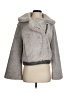Splendid 100% Polyester Gray Faux Fur Jacket Size S - photo 1