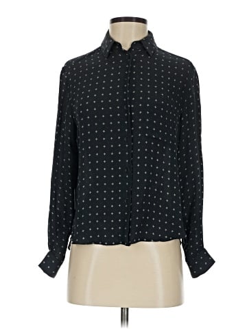 Rag & Bone Long Sleeve Silk Top (view 1)