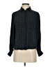 Rag & Bone 100% Silk Polka Dots Black Long Sleeve Silk Top Size 0 - photo 1