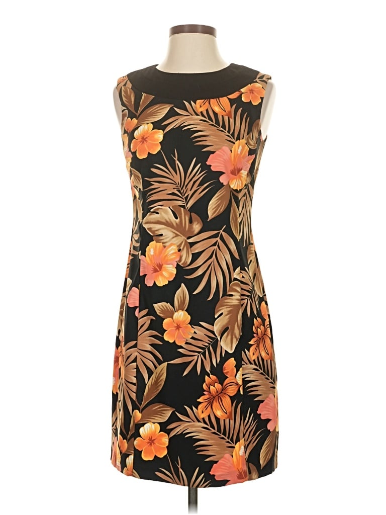 Pre-owned Ab Studio Cocktail Dress In Brown