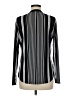 INC International Concepts Stripes Black Long Sleeve Blouse Size M - photo 2