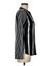 INC International Concepts Stripes Black Long Sleeve Blouse Size M - photo 4