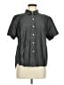 Assorted Brands Gray Short Sleeve Button-Down Shirt Size L - photo 1