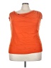 Avenue 100% Polyester Orange Sleeveless T-Shirt Size 22 Plus - photo 1