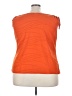 Avenue 100% Polyester Orange Sleeveless T-Shirt Size 22 Plus - photo 2