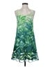 CAbi 100% Polyester Tropical Green Cocktail Dress Size XS - photo 1