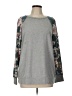 Crescent Floral Gray Sweatshirt Size L - photo 1
