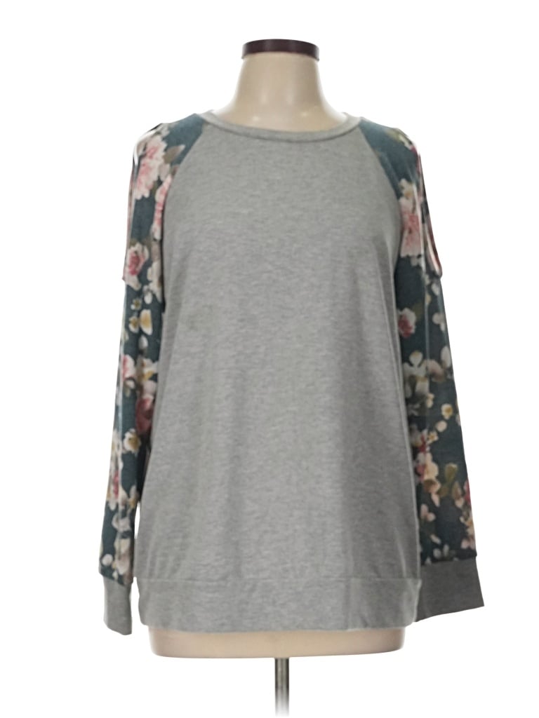 Pre-owned Crescent Sweatshirt In Gray